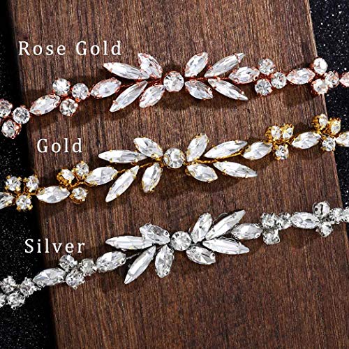 Silver Wedding Crystal Hair Comb | Bridal Rhinestone Headpiece