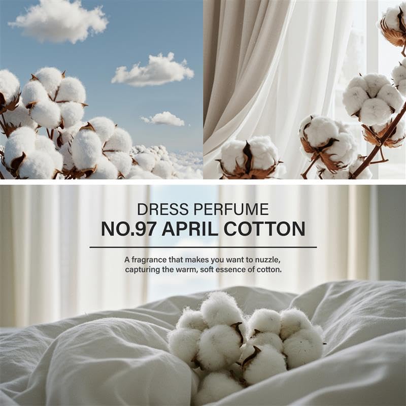 W.Dressroom No. 97 April Cotton 150ml Dress Perfume & Hand Cream Bundle