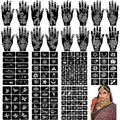 Henna Tattoo Stencil Kit - 165+ Designs, 23 Sheets, Reusable