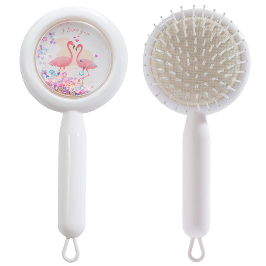 Gentle Detangling Hair Brush Set for Girls (WHITE CIRCLE)