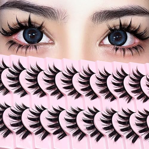Manga Lashes 16mm - 10 Pairs Anime Cosplay Eyelashes