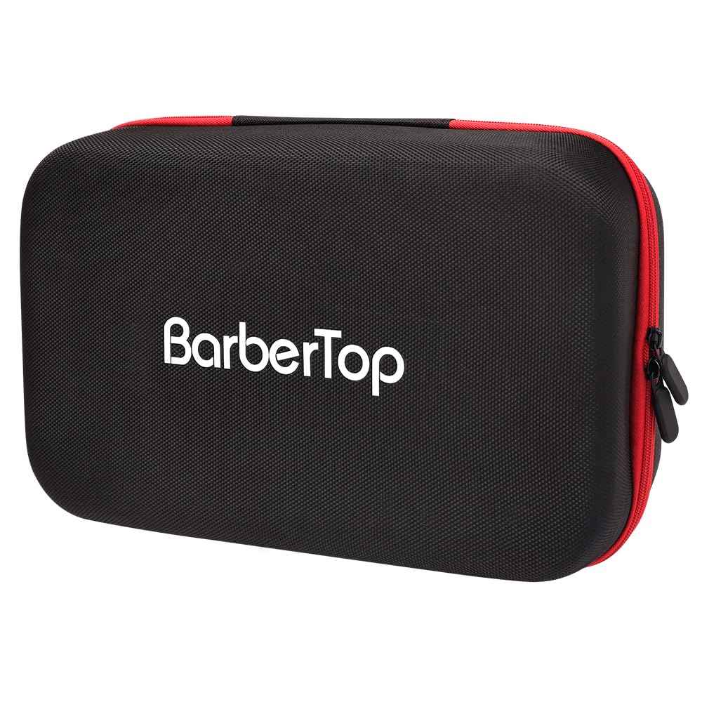 Barber Tool Bag, 12x7x5 inch Case Compatible with Hair Clipper Barber, Clipper Bag for Barbers,Travel Storage Organizer for Comb Cutting Guide, Clipper Blade Oil, Cleaning Brush and Other Grooming Kit