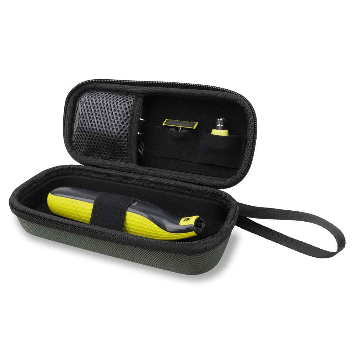 Gaocthiy Travel Case for Philips Norelco One Blade Trimmers, Portable Hard Case for One Blade Replacement Heads Acessories, QP2520, QP2630, QP6510, QP6520, QP653, Fashinable Storage Carrying Bag