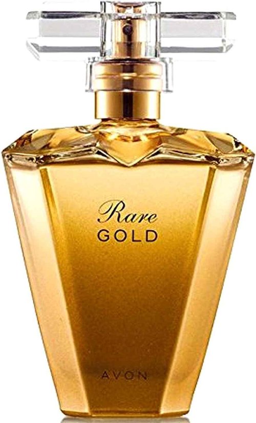 AVON Rare Gold Eau de Parfum Spray for Women, 1.7 fl oz – Amber Floral Fragrance with Mandarin Zest, Ylang-Ylang & Golden Amber – Elegant Designer Perfume for Women, Summer & Wedding Perfume Gift Idea