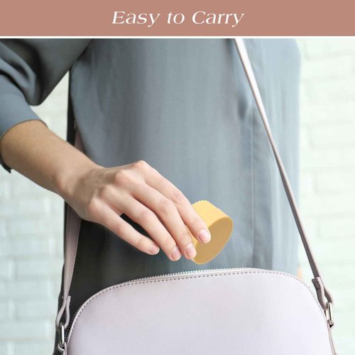 4 Pcs Travel Containers Sets Silicone Cream Jars Empty Lotion Leak-proof Bottles with Sealed Lid For Lotion Moisturizer Sunscreen Cosmetic Skincare Set(Four Colors)