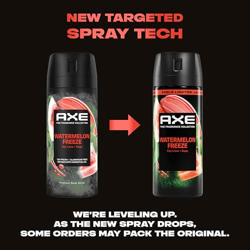 AXE Watermelon Freeze Body Spray 2.9 oz | Fresh Fragrance for Men