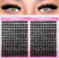 FADLASH 100D Cluster Lashes 12-18mm D Curl DIY Eyelash Extensions