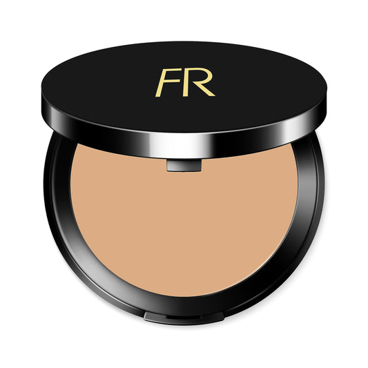 Cream To Powder Foundation by Flori Roberts, Full Coverage for Women of Color or Deeper Skin Tones, Long Lasting Makeup, Matte Finish, Covers Uneven Complexion and Hides Imperfections, 0.30 oz