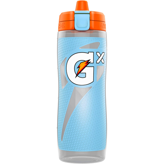 Gatorade Gx Plastic Squeeze Bottle, Light Blue, 30oz