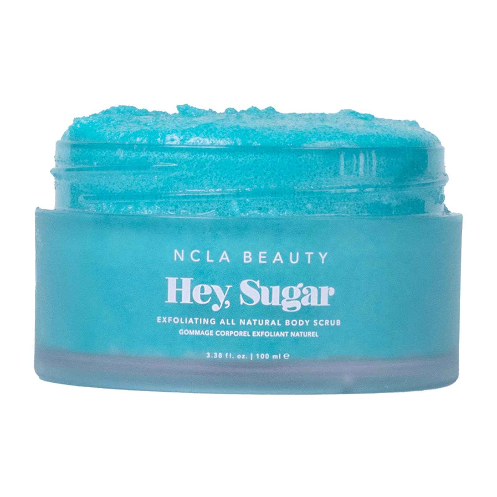 NCLA - Hey, Sugar Body Scrub | Smooth, Exfoliate, Hydrate Skin | Shea, Mango + Cocoa Butters | Vegan, Cruelty-Free, Clean Skincare (Amalfi Coast; 100g | 3.38 oz)