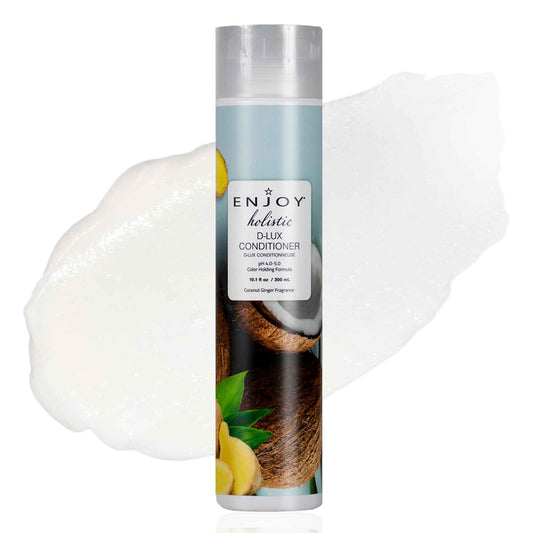 Enjoy Hair Care Holistic D-LUX Conditioner, pH 4.0-5.0, Hair Conditioner for Damaged Hair, Curl Conditioner for All Hair Types - 10 Fl Oz