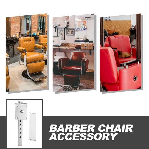 Balacoo Barber Chair Pillow Accessories - Ergonomic Headrest for Salon Chairs, Iron Construction Easy Installation Ideal for Salon, Barber Daily Use, 11.65 X 3.14 X 1.69 Inch