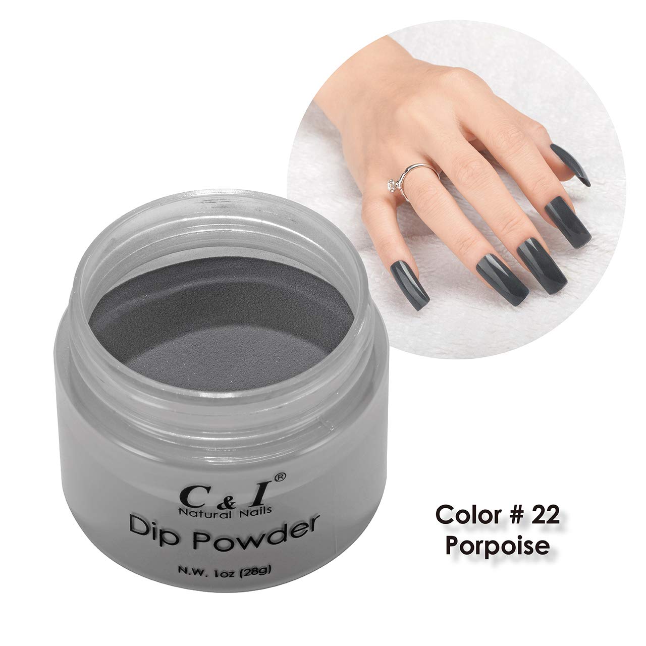 C & I Dip Powder Color No.022 Porpoise Granny Hair Color System