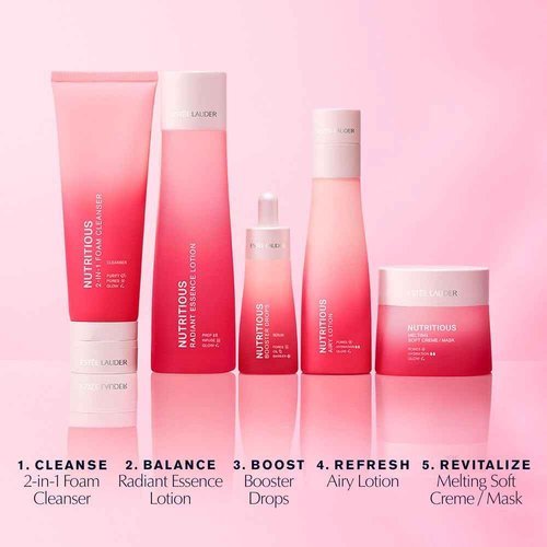 Estée Lauder Nutritious Radiant Essence Treatment Lotion Toner with Niacinamide | Pore Minimizing Skin Essence, 6.7 Fl Oz