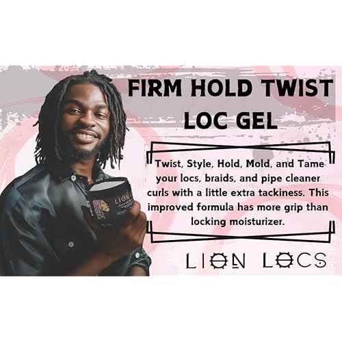 Beard Gains Lion Locs Hair Locking Dreads Moisturizer for Dreadlocks, Locks, Microlocs, Interlocks, Braidlocks, Braids, Fauxlocs, Twistlocks, or Sisterlocks (8oz) (Firm)