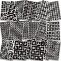 Temporary Tattoo Stencils Kit - 727 Patterns for Face & Body