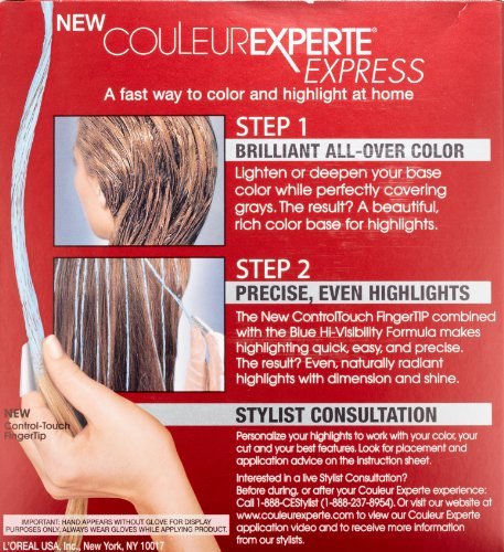 L'Oreal Couleur Experte Hair Color & Highlights Kit, Toasted Coconut