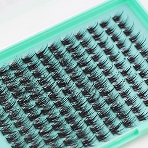 Bodermincer Eyelashes Clusters 10-12-14mm Mixed/12-14-16mm Mixed/14-16-18mm Mixed/16-18-20mm Mixed Nature D Curl False Lashes Cluster Eyelashes (10-12-14mm Mixed)