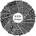 Temporary Tattoo Stencils Kit, 622+ Designs, 20 Sheets