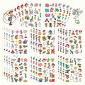 HUXICUI Toy Inspired Sticker Set A – 32 Sheets, 7x5in, Scrapbooking & Party Favors