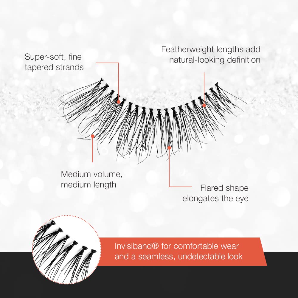 Ardell Strip Lashes Naked Lashes 432 with Invisiband, 1 pair