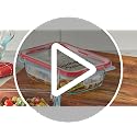 Pyrex Freshlock 10-Pack Glass Food Storage Containers with Airtight Lids