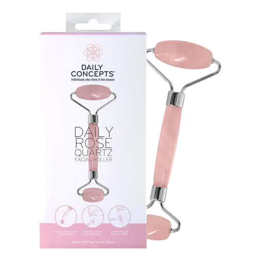 DAILY CONCEPTS Daily Facial Roller, Rose Quartz