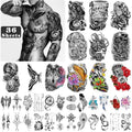 Yazhiji 36 Sheets Temporary Tattoos - Waterproof Body Stickers