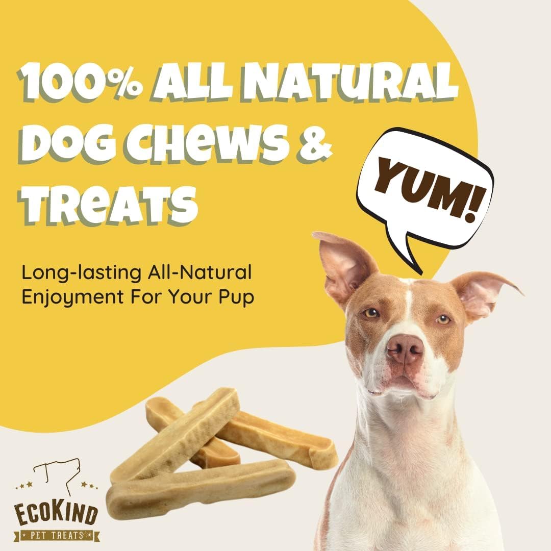 EcoKind Yak Cheese Dog Chews | 5 lb. Bag | Healthy Dog Treats, Odorless Dog Chews, Rawhide Free, Long Lasting Dog Bones for Aggressive Chewers, Indoors & Outdoor Use, Made in The Himalayans