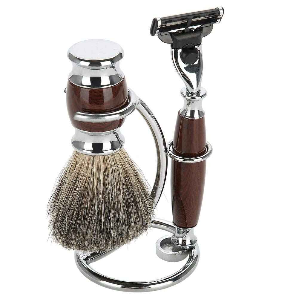 Shaving Brush Stand Shaving Brush Holder Shaving Heavy Chrome Shaving Stand Refined Curved and Shaving Brush Manual Stand Holder