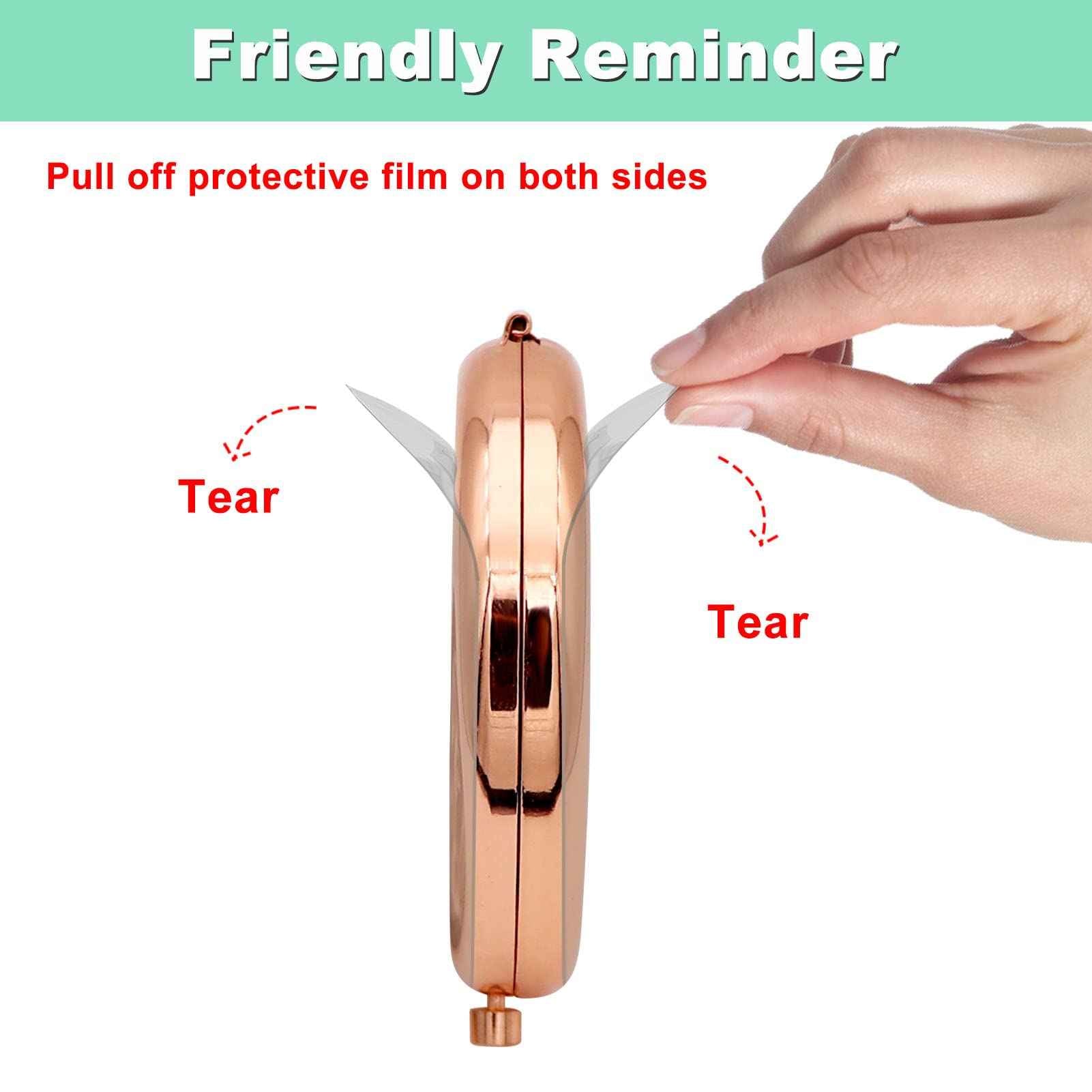 Friendship Gift for Women Inspirational Birthday Gifts for Women Compact Mirror for Girl Soul Sister Bestie Folding Makeup Mirror for BFF Best Friend Christmas Graduation Gifts