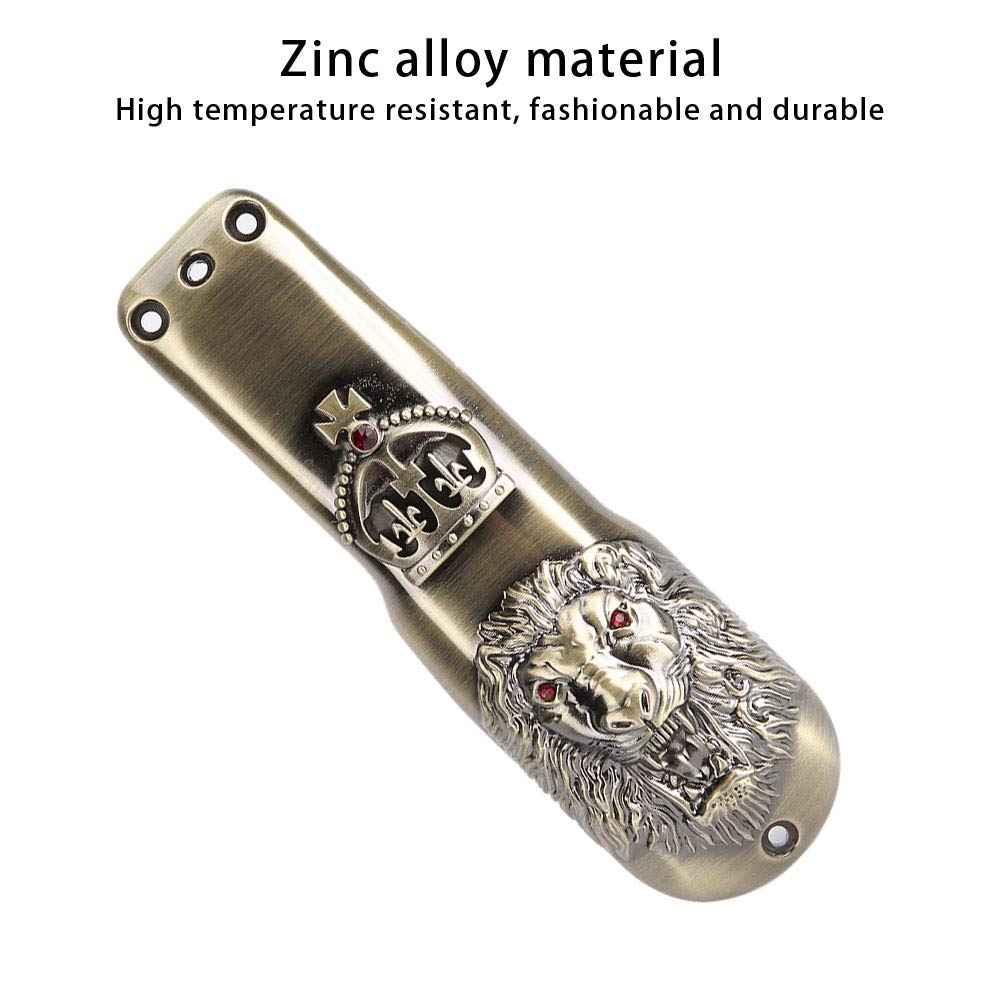 FILFEEL Professional Hair Clipper Front Cover, Electric Hair Cutter Trimmer Sheel Protective Casing for (Lion Bronze)