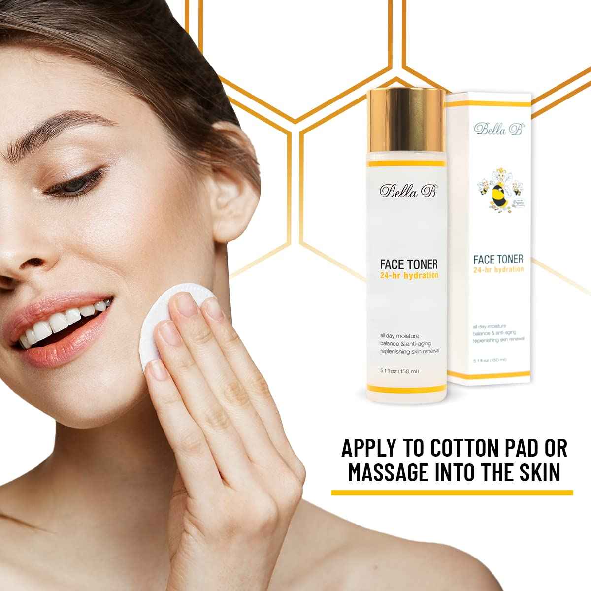 BELLA B Face Toner 5.1 oz Bottle - Pregnancy Skin Care - Pregnancy Toner - Pregnancy Safe Toner - Healthy Beauty - Natural Toner for Face - Fragrance Free Toner - Face Toner Moisturizer