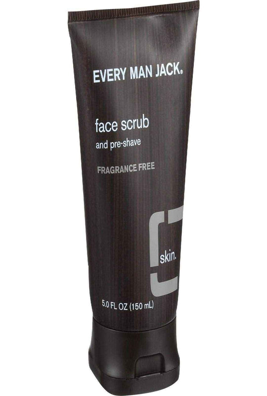 Every Man Jack Face Scrub, Fragrance Free, 5.0-ounce