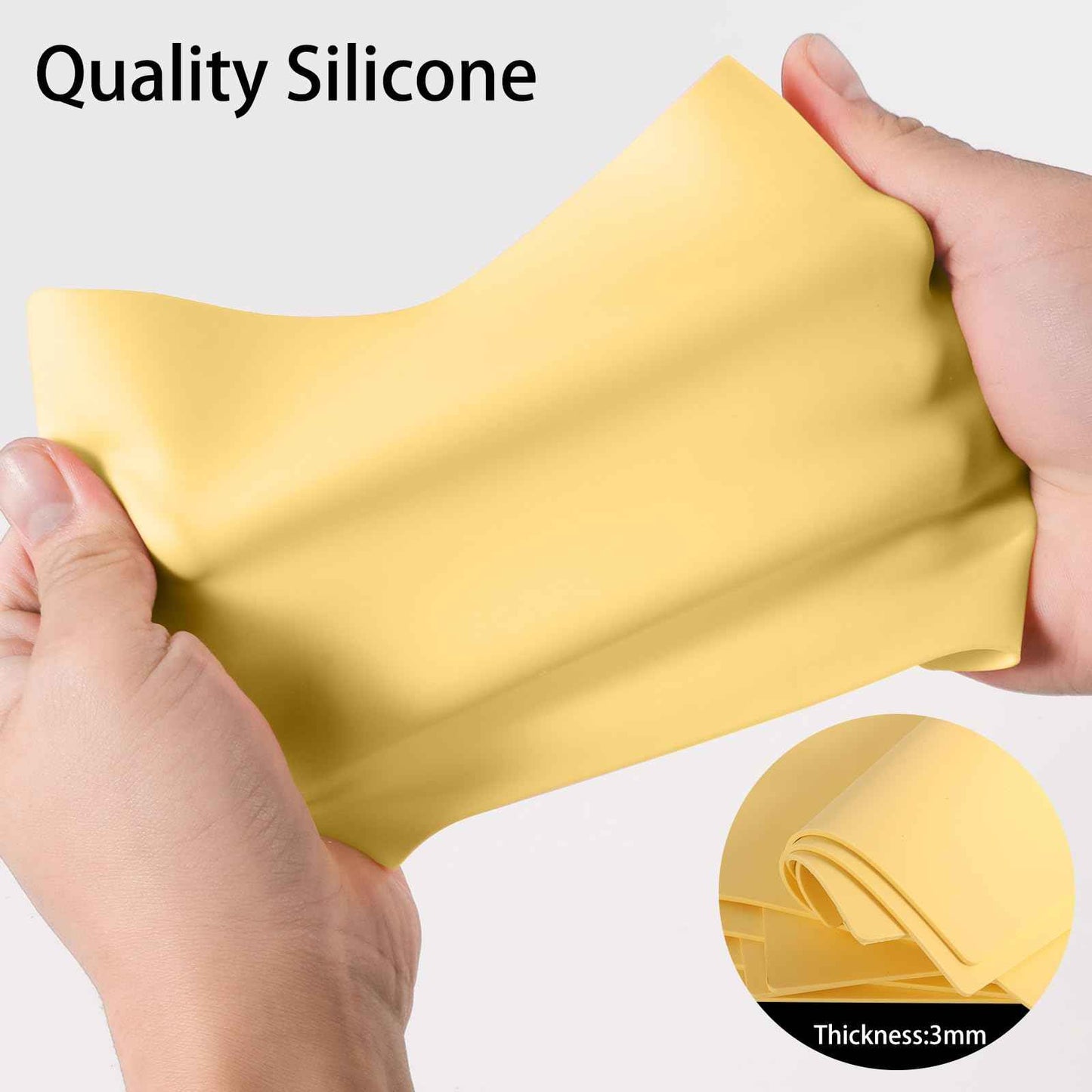 GRELEON Tattoo Practice Skin 10pcs Kit 3mm Thick Fake Skin Double Sides Blank Silicone Practice Skin Tattooing 11.7 * 7.8 Inch Soft for Beginners Artists