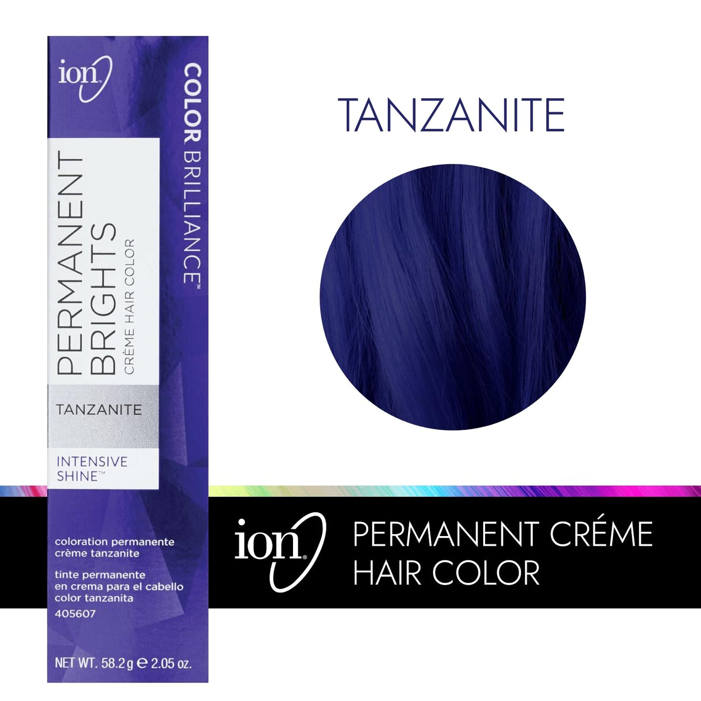 Ion Permanent Brights Creme Hair Color Tanzanite Tanzanite