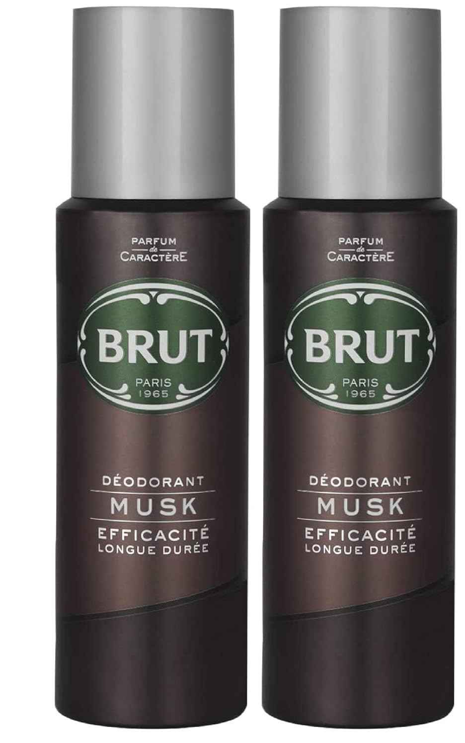 Brut Musk X 2 Deodorant Spray (Each 200Ml) Pack Of 2