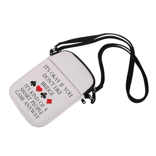 Bridge Canvas Tote Bag Bridge Lover Gift Bridge Player Bag Bridge Card Game Gift Bridge Themed Gift (Bridge Crossbody)