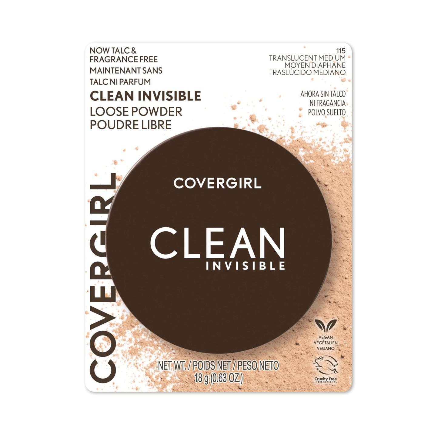 COVERGIRL Clean Invisible Loose Powder Vegan Setting Powder Bundle - Translucent Medium Warm 20g & Translucent Medium 20g