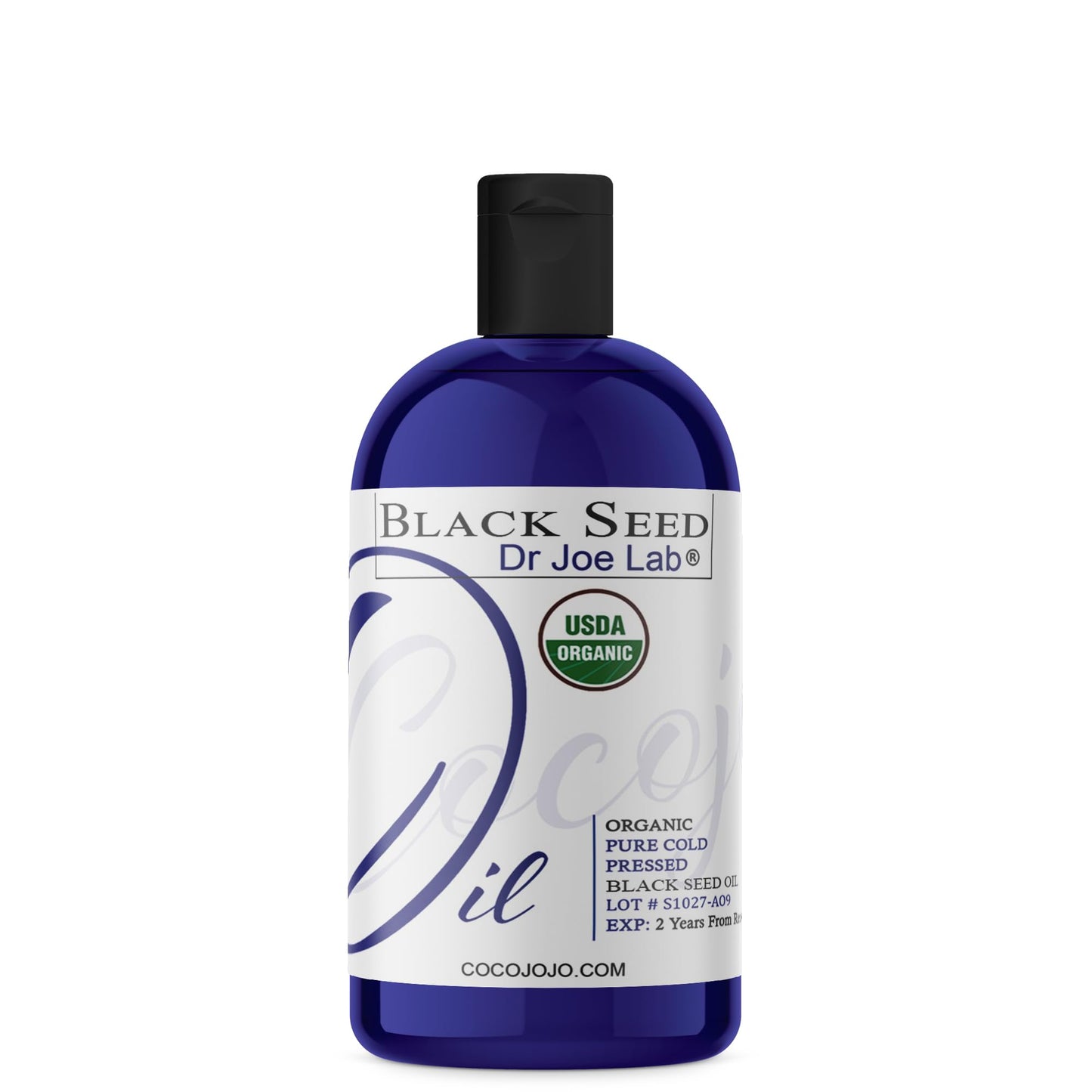 Black Seed Oil 16 oz - USDA Certified Organic - Pure Natural Cold Pressed Unrefined Extra Virgin Black Cumin Seed Oil - Moisturizing & Nourishing Black Seed Oil Organic Cold Pressed