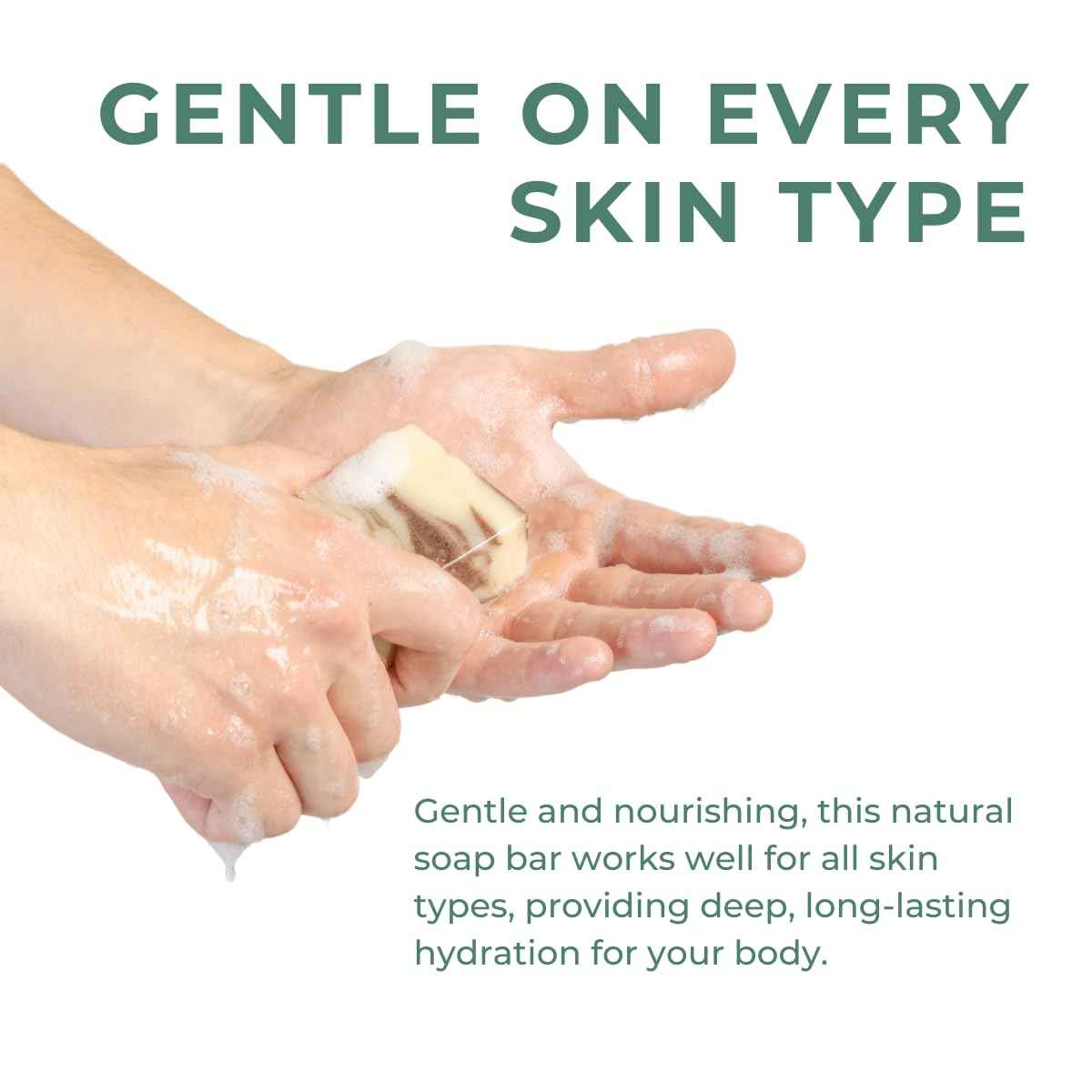 Handmade Soap Bars Set of 4, Coconut, Honey, Rosemary, Violets 3.5 oz each