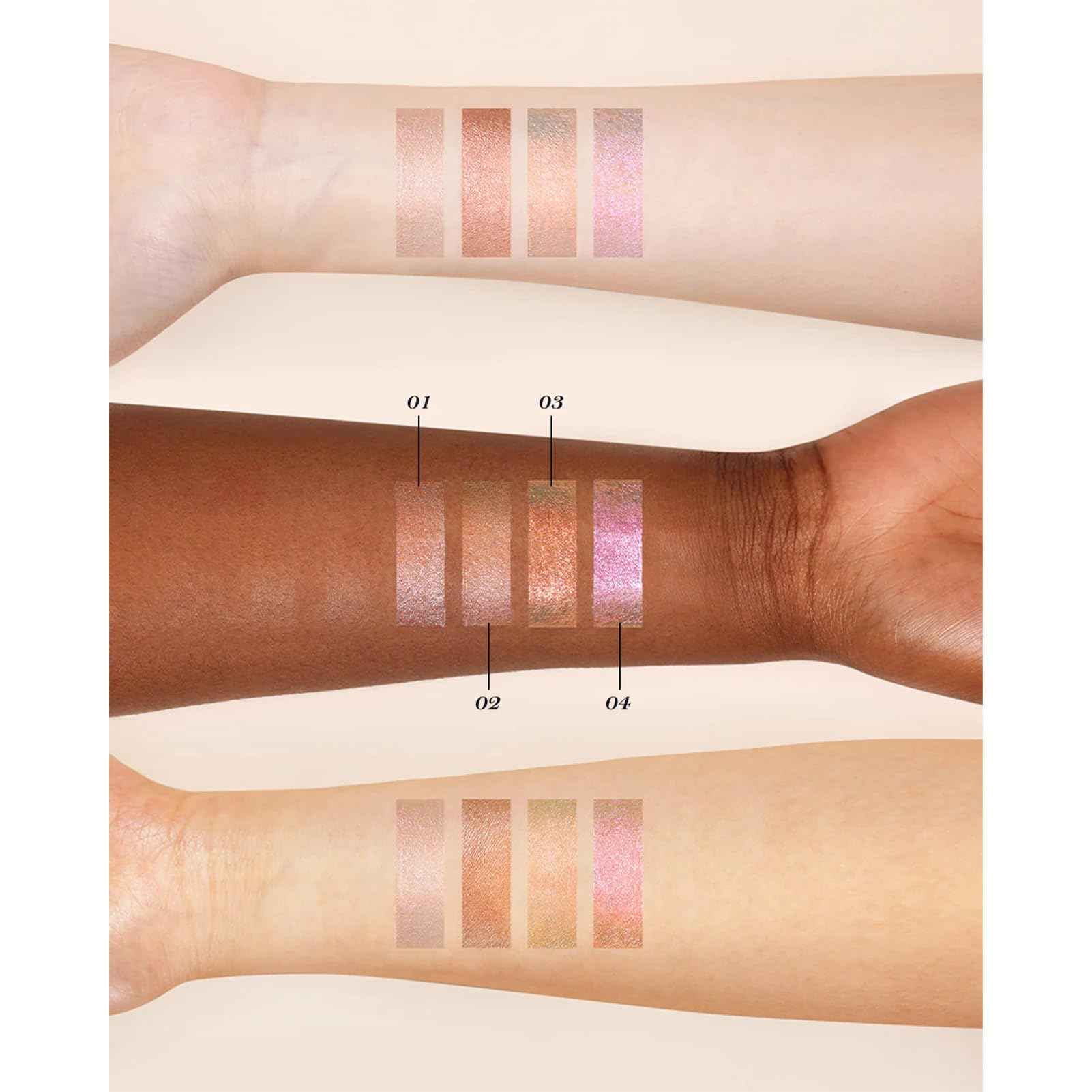 Flower Knows Midsummer Fairytales Liquid Highlighter(Multichrome),Highlighter Makeup,Pearlescent Face & Body Illuminator,Blendable & Long-lasting face Highlighter for All Skin Tones(04 Fairy Whisper)