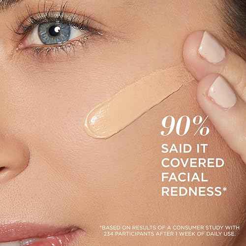 IT Cosmetics Bye Bye Redness Full Coverage Color Correcting Cream - Redness Neutralizing Tinted Face Moisturizer, 12HR Hydration, Hyaluronic Acid, Aloe, Colloidal Oatmeal, Rosacea Skin - 0.37 fl oz