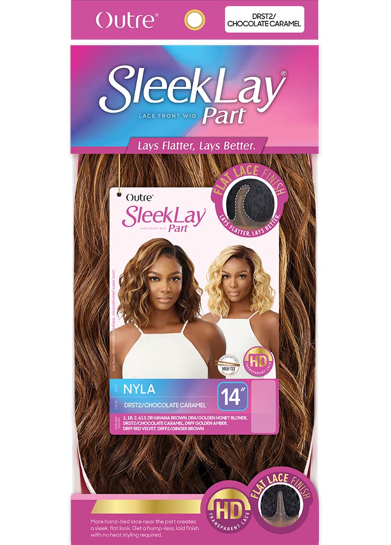 Outre Lace Front Wig - Sleeklay Part -NYLA (DRFF2/GINGER BROWN)