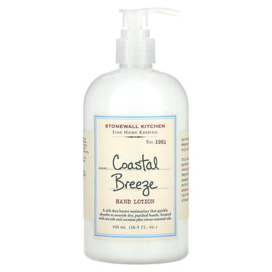 Stonewall Kitchen Hand Lotion Coastal Breeze, 16.9 Ounces