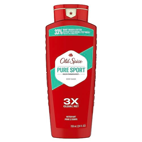 Old Spice Body Wash for Men, High Endurance Pure Sport, 24 Fl Oz (Pack Of 4)