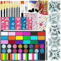 42 Color Face Paint Kit - Water Activated Face & Body Paint