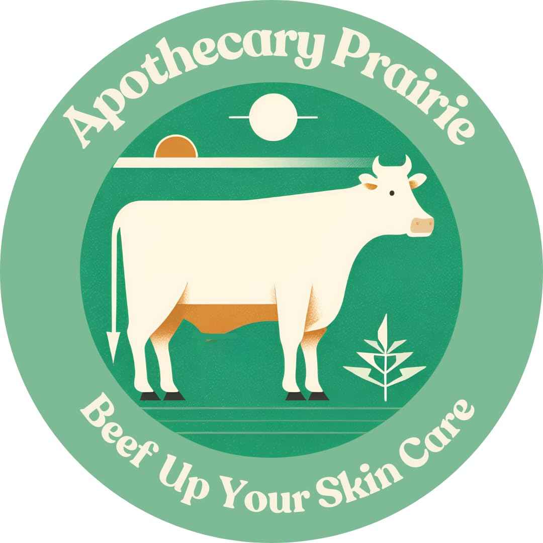 Apothecary Prairie Whipped Tallow Balm (Unscented) - 100% Grass-Fed Beef Tallow and Infused With Organic Sunflower Oil For Total Body Use on Dry Skin, Sunburns, Eczema and Rashes (4oz)