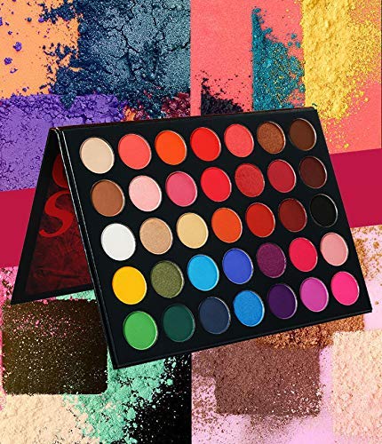 BestLand 35 Color Eyeshadow Palette - Matte & Shimmer
