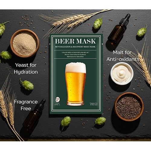 Birthday Bachelor Party Groomsmen Gift for Men: Husband Boyfriend Brother Dad Groom Bestman Wedding Favor Funny Skincare Hydrating Refreshing Sheet Mask